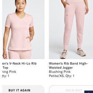 Jananuu never worn blushing pink set